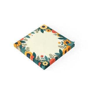 Fresh Floral Design Sticky Notes - Trendy Fashion Workspace - Dipaliz