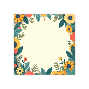 Fresh Floral Design Note Pads - Trendy Fashion Style - Dipaliz - Sticky Notes