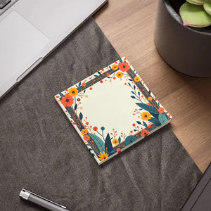Floral Design Sticky Note Pads - Cheerful Organization - Dipaliz - Notes