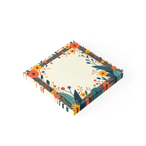 Floral Design Sticky Note Pads - Vibrant Office Decor - Dipaliz - Notes