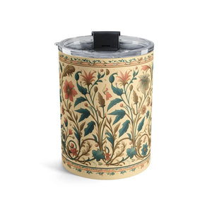 Floral Design Tumbler 10oz Insulated Drinkware - Dipaliz - Tumblers