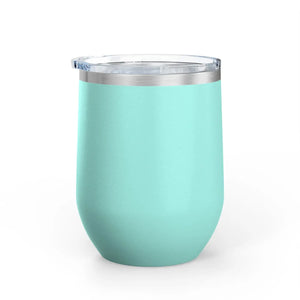 Insulated Floral Wine Tumbler Design - 12oz Steel - Dipaliz - Tumblers