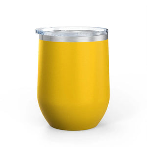 Insulated Floral Wine Tumbler Design - 12oz Steel - Dipaliz - Tumblers