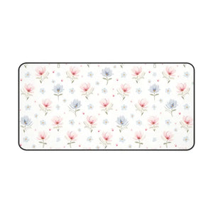 Floral Desk Mat - Chic Office Decor Workspace Elegance - Dipaliz - 16’’ × 32’’ - Workstation & Cubicle Accessories