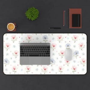 Floral Desk Mat - Chic Office Decor Workspace Elegance - Dipaliz - Workstation & Cubicle Accessories