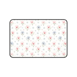 Floral Desk Mat - Chic Office Decor Workspace Elegance - Dipaliz - Workstation & Cubicle Accessories