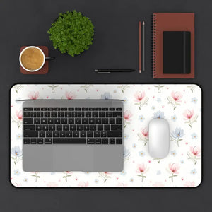 Floral Desk Mat - Chic Office Decor Workspace Elegance - Dipaliz - Workstation & Cubicle Accessories
