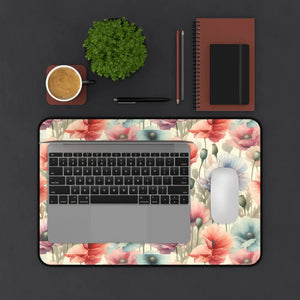 Vibrant Floral Desk Mat - Serene Workspace Decor - Dipaliz - Workstation & Cubicle Accessories
