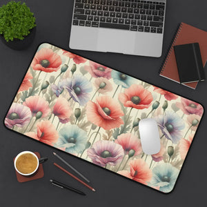 Vibrant Floral Desk Mat - Serene Workspace Decor - Dipaliz - Workstation & Cubicle Accessories