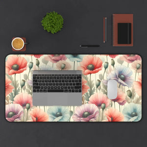 Vibrant Floral Desk Mat - Serene Workspace Decor - Dipaliz - Workstation & Cubicle Accessories