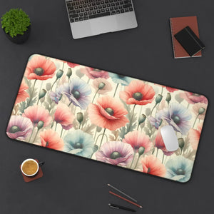 Vibrant Floral Desk Mat - Serene Workspace Decor - Dipaliz - Workstation & Cubicle Accessories