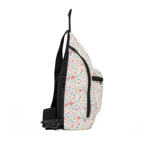 Floral Ditsy Sling Bag - Pastel Garden Crossbody for Casual Everyday Wear - Cross Body Bags