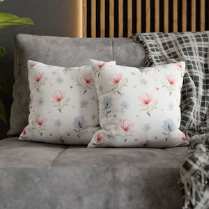 Floral Dream Square Pillowcase – Spun Polyester - Dipaliz - Pillowcases & Shams