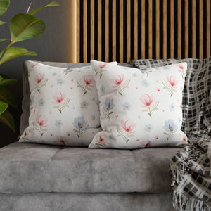 Floral Dream Square Pillowcase – Spun Polyester - Dipaliz - Pillowcases & Shams