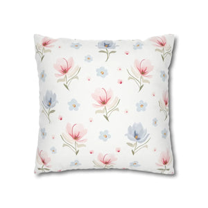 Floral Dream Square Pillowcase – Spun Polyester - Dipaliz - Pillowcases & Shams