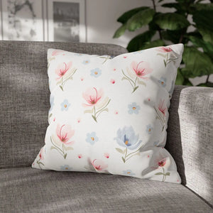 Floral Dream Square Pillowcase – Spun Polyester - Dipaliz - Pillowcases & Shams