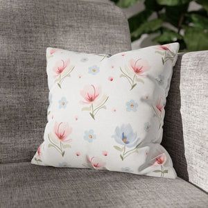 Floral Dream Square Pillowcase – Spun Polyester - Dipaliz - Pillowcases & Shams