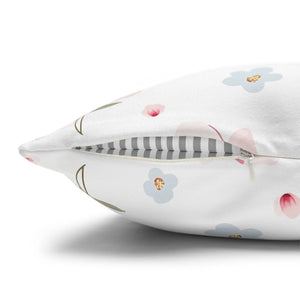 Floral Dream Square Pillowcase – Spun Polyester - Dipaliz - Pillowcases & Shams