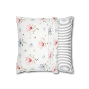 Floral Dream Square Pillowcase - Spun Polyester Decor - Dipaliz - Pillowcases & Shams