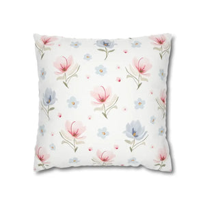 Floral Dream Square Pillowcase - Spun Polyester Decor - Dipaliz - 16’’ × - Pillowcases & Shams