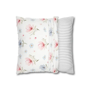 Floral Dream Square Pillowcase - Spun Polyester Decor - Dipaliz - Pillowcases & Shams