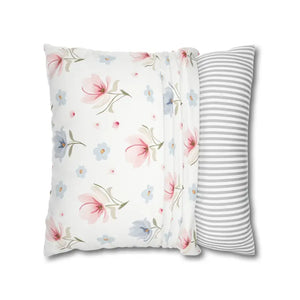 Floral Dream Square Pillowcase - Spun Polyester Decor - Dipaliz - Pillowcases & Shams