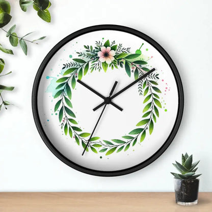 Elevate your Space with the Floral Elegance Wall Clock! - Home Decor