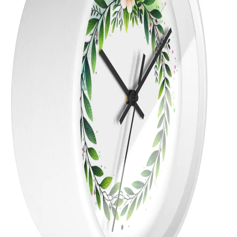 Elevate your Space with the Floral Elegance Wall Clock! - Home Decor