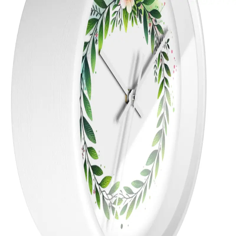 Elevate your Space with the Floral Elegance Wall Clock! - Home Decor