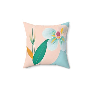 Polyester Square Throw Pillow Floral Pattern Soft Comfort - Dipaliz - Pillows