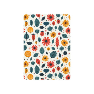 Floral Poker Playing Cards - Vibrant Game Night Deck - Dipaliz - 2.5’’ x 3.5’’ / White / Semi Glossy - Card Games