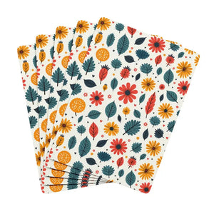 Floral Poker Playing Cards - Vibrant Game Night Deck - Dipaliz - 2.5’’ x 3.5’’ / White / Semi Glossy - Card Games