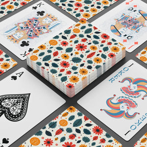 Vibrant Floral Poker Playing Cards - Game Night - Dipaliz - Card Games