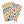 Vibrant Floral Poker Playing Cards - Game Night - Dipaliz - Card Games