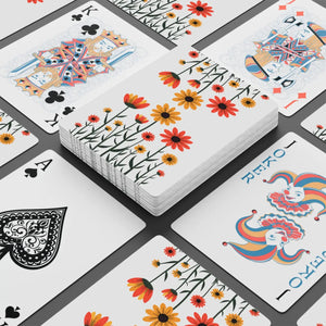 Vibrant Poker Playing Cards - Floral Game Nights - Dipaliz - Card Games