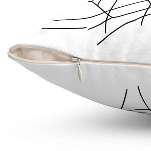 Home Decor - Stunning Floral Square Pillow - Elegant Botanical - Dipaliz