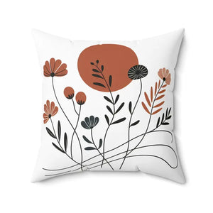 Home Decor - Stunning Floral Square Pillow - Elegant Botanical - Dipaliz