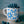 Enamel Camping Mug - Blue Floral Design - Dipaliz - 12oz - Mugs