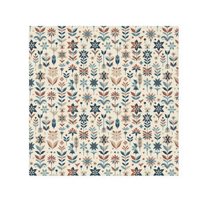 Floral Face Towel - Luxury Bath Decor Home Spa Gift - Dipaliz - 13’’ × / White - Hand Towels