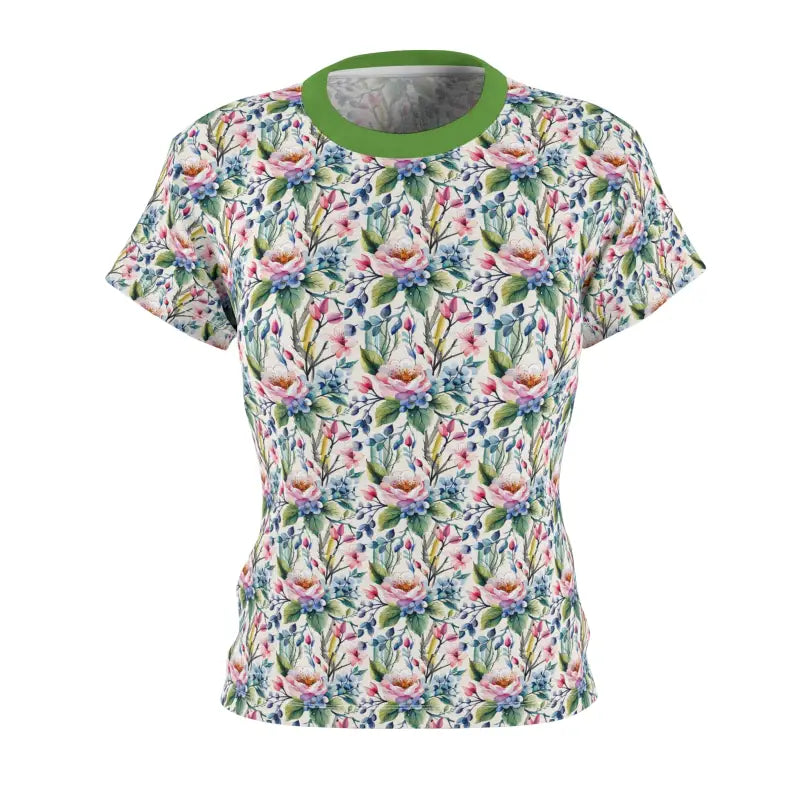 Unleash your Style with the Floral Fantasy Polyester Tee - Shirts