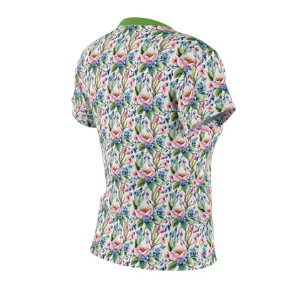 Unleash your Style with the Floral Fantasy Polyester Tee - Shirts