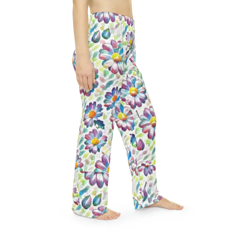 Floral Fantasy Women’s Pajama Pants: Cozy Chic & Comfy - Pants