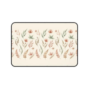 Floral Field Desk Mat - Watercolor Wildflower Mousepad - Dipaliz - 12’’ × 18’’ - Computer Accessories