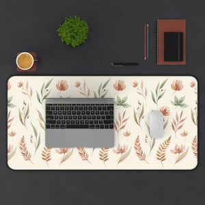 Floral Field Desk Mat - Watercolor Wildflower Mousepad - Dipaliz - 16’’ × 32’’ - Computer Accessories