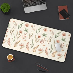 Floral Wildflower Desk Mat - Neoprene Field - Dipaliz - Mouse Pads