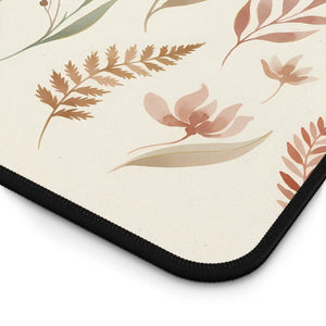 Floral Wildflower Desk Mat - Neoprene Field - Dipaliz - Mouse Pads