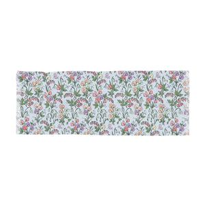 Floral Field Light Scarf, Pastel Wildflower Print Spring - Scarves & Shawls