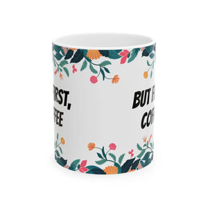Stylish Floral Ceramic Mug - for Coffee Lovers - Dipaliz - Mugs