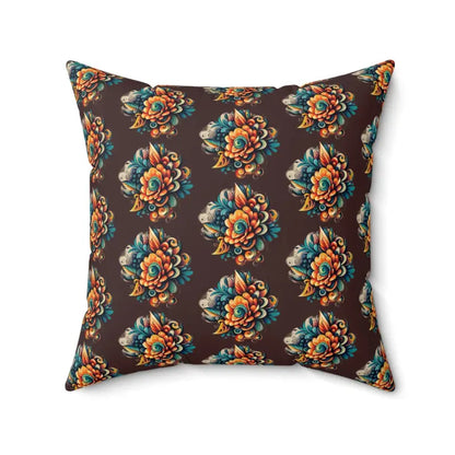 Floral Throw Pillow: Elevate your Space with Elegance - 20’’ × Home Decor