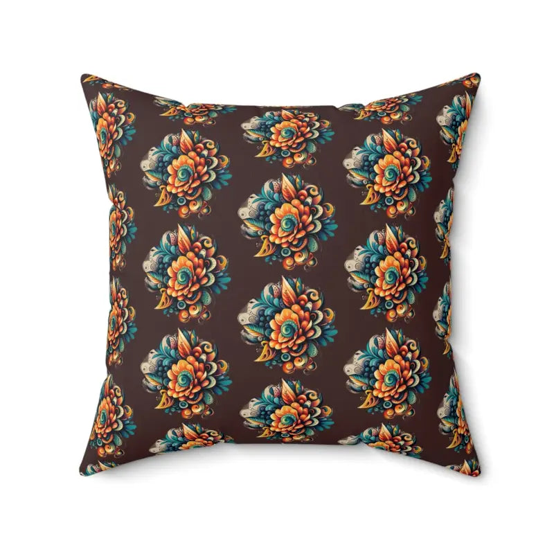 Floral Throw Pillow: Elevate your Space with Elegance - Home Decor